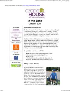 In The Zone: October 2011