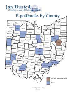 E-pollbooks by County Lake Lucas Fulton