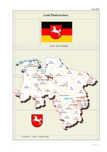 Tafel IX/I  Land Niedersachsen Landes- und -dienstflagge