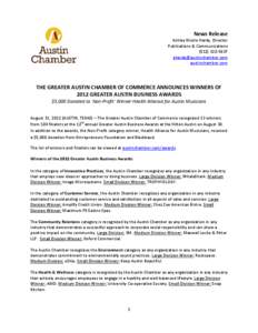 News Release  Ashley Nicole Hardy, Director Publications & Communications[removed]removed]