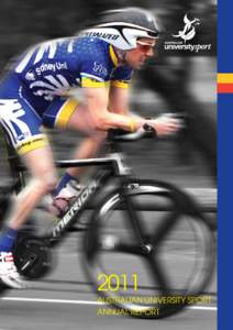 2011 Australian University Sport Annual Report contents