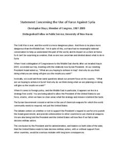 Syria / Nunn–Lugar Cooperative Threat Reduction / WMD conjecture in the aftermath of the 2003 Iraq War / International reactions to the 2011–2012 Syrian uprising / Asia / Fertile Crescent / Levant