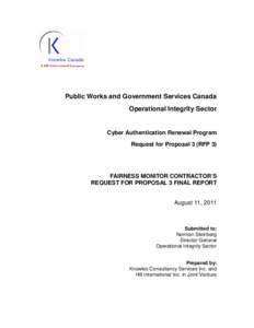 Public Works and Government Services Canada