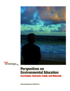 Environmental education / Environmental social science / North American Association for Environmental Education / E-learning / International Baccalaureate / Education / Alternative education / Outdoor education