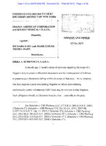 Case 1:12-cv[removed]SAS-FM Document 52  Filed[removed]Page 1 of 32 UNITED STATES DISTRICT COURT SOUTHERN DISTRICT OF NEW YORK