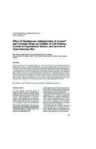 Cytostasis / Hep G2 / Fluorouracil / Dacarbazine / Chemotherapy / Biology / Medicine / Organofluorides