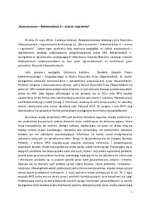 „Bancassurance – Rekomendacja U – szanse i zagrożenia”  W dniu 21 maja 2014r. Fundacja Edukacji Ubezpieczeniowej działająca przy Rzeczniku Ubezpieczonych, zorganizowała konferencję pt. „Bancassurance – R