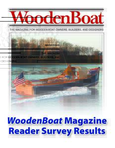 WoodenBoat Magazine Reader Survey Results Q. Who are the 72,000* readers of WoodenBoat magazine?