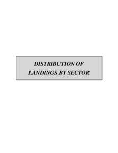 DISTRIBUTION OF LANDINGS BY SECTOR LANDINGS IN THE GASPE PENINSULA 18 18A