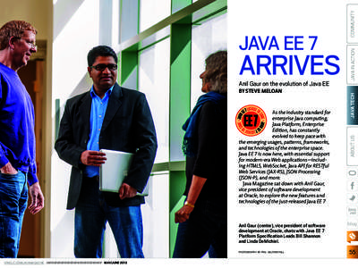 BY STEVE MELOAN  As the industry standard for enterprise Java computing, Java Platform, Enterprise Edition, has constantly