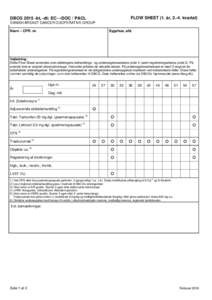 DBCGbt, -dt: EC→DOC / PACL  FLOW SHEET (1. år, 2.-4. kvartal) DANISH BREAST CANCER COOPERATIVE GROUP Navn – CPR. nr.