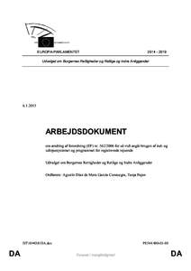EUROPA-PARLAMENTET[removed]Udvalget om Borgernes Rettigheder og Retlige og Indre Anliggender