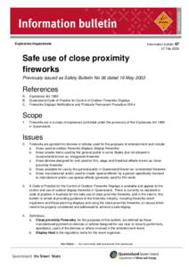 Microsoft Word - IB 67 Safe use of close proximity fireworks.doc