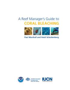 A Reef Manager’s Guide to  CORAL BLEACHING Paul Marshall and Heidi Schuttenberg