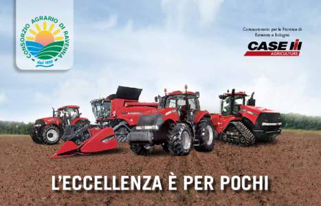 Concessionario per le Province di Ravenna e Bologna L’ECCELLENZA È PER POCHI  Sauro Castellari cell[removed]Referente CASE IH per il Consorzio Agrario di Ravenna