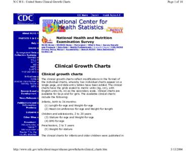Health research / National Health and Nutrition Examination Survey / United States Department of Health and Human Services / Growth chart / Medicine / Human height / Portable Document Format / Health / Pediatrics / Computing