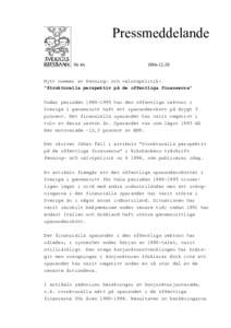 Pressmeddelande Nr[removed]Nytt nummer av Penning- och valutapolitik: