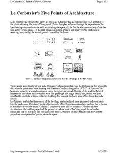 International style architecture / Le Corbusier / Modernism / Purism / Villa Savoye / Piloti / Free plan / Villa Stein / Modern architecture / Architecture / French architecture / Visual arts