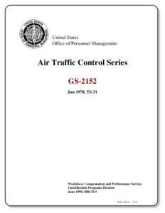 United States Office of Personnel Management Air Traffic Control Series GS-2152 Jun 1978, TS-31