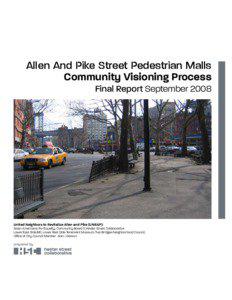 Allen And Pike Street Pedestrian Malls Community Visioning Process Final Report September 2008