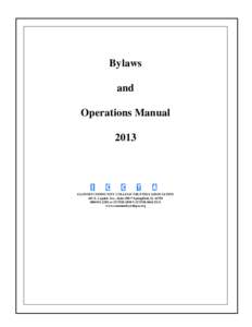Bylaws and Operations ManualILLINOIS COMMUNITY COLLEGE TRUSTEES ASSOCIATION
