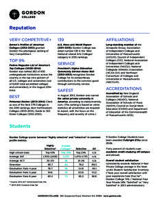 Reputation VERY COMPETITIVE+ 139  AFFILIATIONS