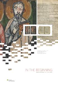 Left: Back and front cover of the Washington Manuscript III— The Four Gospels (Codex Washingtonensis) Freer Gallery of Art, Gift of Charles Lang Freer F1906.297–8 Right: Washington Manuscript III— The Four Gospels 