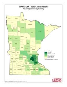 MINNESOTA[removed]Census Results Total Population by County Kittson  Roseau