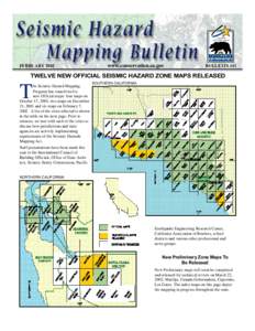 Seismic hazard / Camarillo /  California / Seismic Hazards Mapping Act / San Juan Capistrano / San Jose /  California / Oxnard /  California / Calaveras / Santa Clara Valley / California landslides / Geography of California / San Juan Capistrano /  California / Milpitas /  California