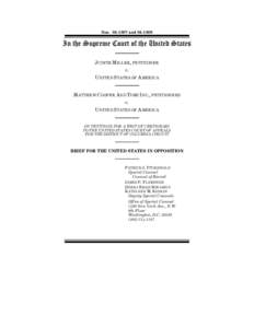 ON PETITIONS FOR A WRIT OF CERTIORARI TO THE UNITED STATES COURT OF APPEALS FOR THE DISTRICT OF COLUMBIA CIRCUIT