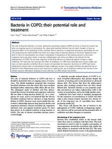 Chronic lower respiratory diseases / Respiratory therapy / Smoking / Infectious diseases / Acute exacerbation of chronic obstructive pulmonary disease / Acute exacerbations of chronic bronchitis / Chronic obstructive pulmonary disease / Obstructive lung disease / Chronic bronchitis / Medicine / Pulmonology / Health