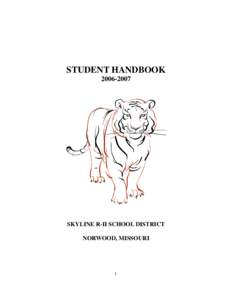 STUDENT HANDBOOK[removed]SKYLINE R-II SCHOOL DISTRICT NORWOOD, MISSOURI