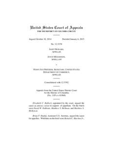 United States Court of Appeals FOR THE DISTRICT OF COLUMBIA CIRCUIT Argued October 10, 2014  Decided January 6, 2015