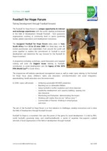 Australian rules football / Games / WhizzKids United / Sports / FIFA / Peacebuilding