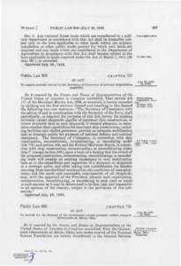 Phelps County /  Missouri / An Act further to protect the commerce of the United States