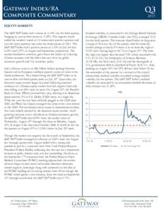 Gateway Index/RA Composite Commentary Q3 2015