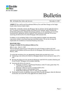 November 15, 2007 Guide Bulletin