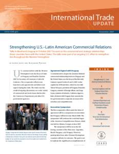 U.S. Department of Commerce International Trade Administration International Trade UPDATE