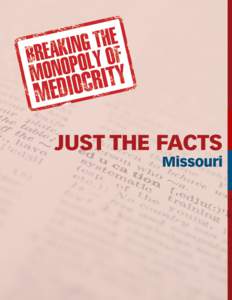 JUST THE FACTS Missouri The Institute for a Competitive Workforce (ICW) is a nonprofit, nonpartisan, 501(c)(3) affiliate of the U.S. Chamber of Commerce. ICW promotes the rigorous educational standards and effective job