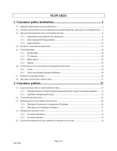 Consumer protection / Slovakia / Railways of Slovak Republic – ŽSR / Slovak language / Food Administration / Federal administration of Switzerland / Earth / Political geography / Europe / Consumer protection law / Bratislava