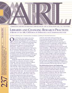 237  Open Source Publishing at Cornell & Penn State Scholarship-Friendly Copyright Practices 8 Library Services in Non-Library Spaces 9