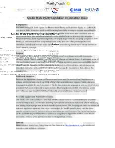 Microsoft Word - Info Sheet for Model State Parity Legislation.docx