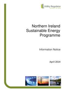 Northern Ireland Sustainable Energy Programme Information Notice