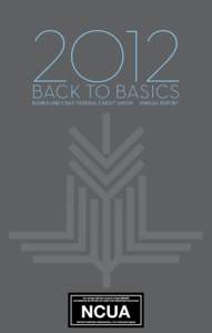 back to basics BANK-FUND STAFF FEDERAL CREDIT UNION ANNUAL REPORT[removed]ANNUAL REPORT 1