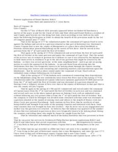 Southern Campaign American Revolution Pension Statements Pension Application of Daniel Harless: R4611 Transcribed and annotated by C. Leon Harris State of Virginia} SS Giles County} On this 22 d day of March 1834 personl