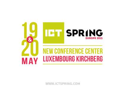 5  may NEW CONFERENCE CENTER LUXEMBOURG KIRCHBERG