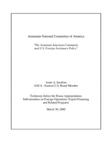 Armenian National Committee of America 