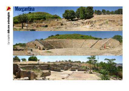 Le carte delle aree archeologiche  Morgantina