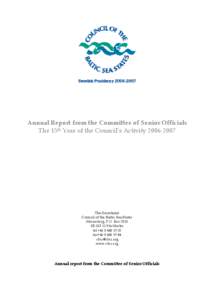 Microsoft Word - Final Rev. CSO AnnualReport2006-2007.doc