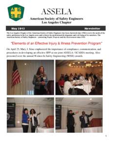 ASSELA American Society of Safety Engineers Los Angeles Chapter